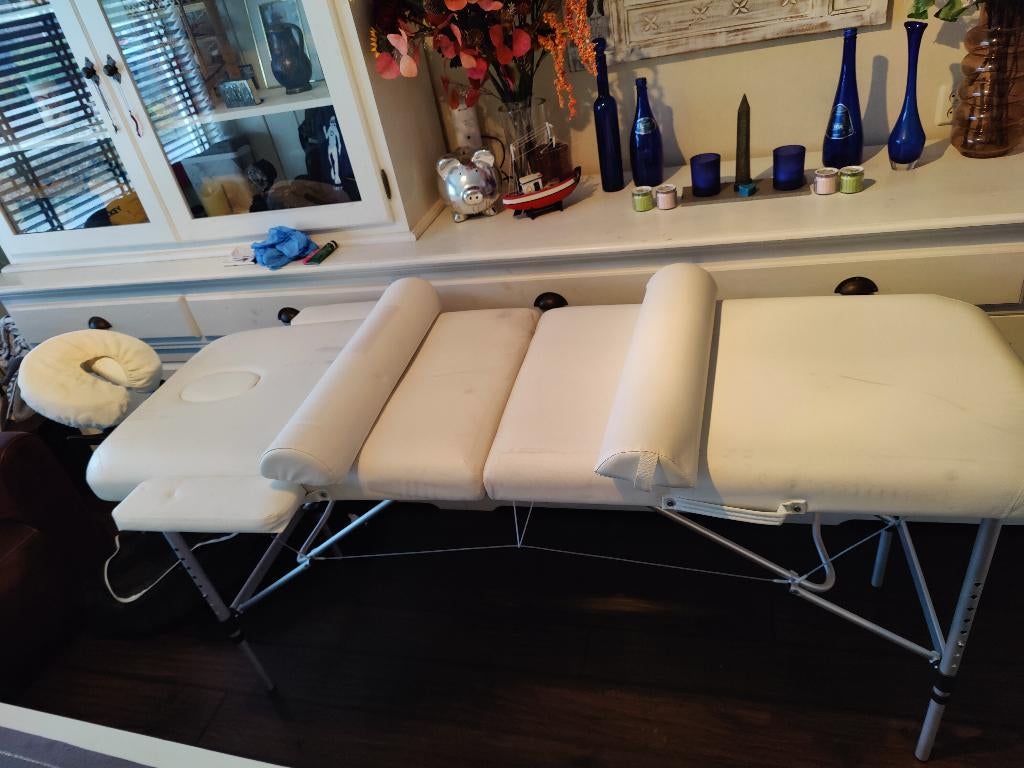 Mobiele massagetafel, Ophalen, Zo goed als nieuw, Massagetafel