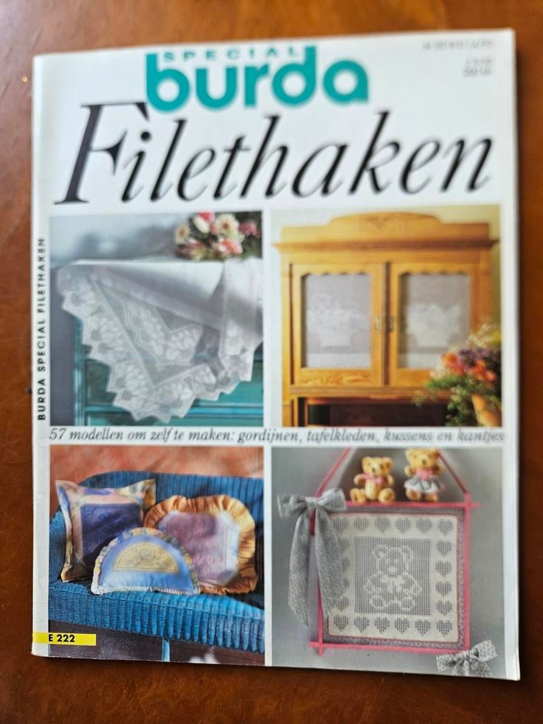 Burda Special Filethaken boek, Hobby en Vrije tijd, Ophalen of Verzenden