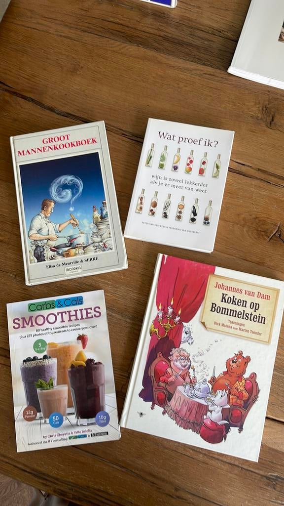 4 leuke kookboeken voor € 15, Boeken, Ophalen, Zo goed als nieuw
