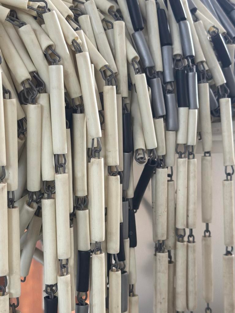 Vliegengordijn met kralen, Ophalen of Verzenden, Gebruikt, Kunststof, Hordeur