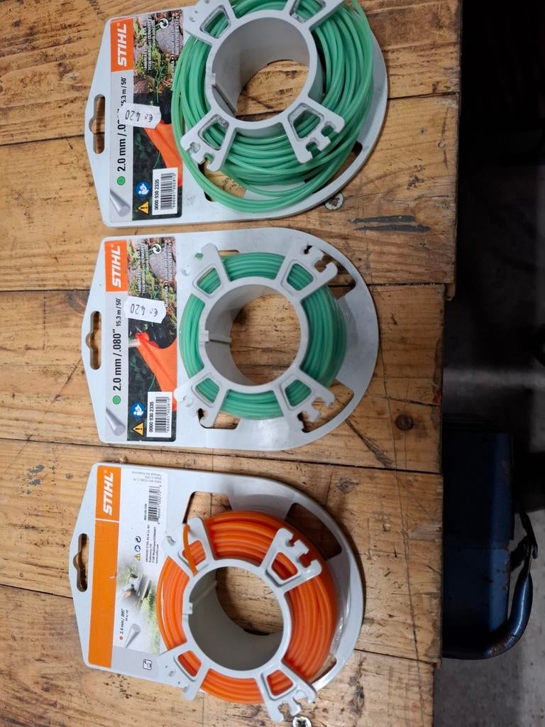 Stihl maaidraad 2.0 mm voor bosmaaiers en trimmers, Tuin en Terras, Ophalen