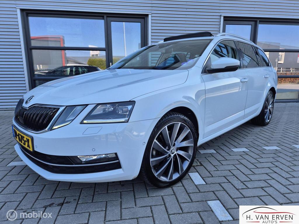 Skoda Octavia Combi 2.0 TFSI RS 1E EIGENAAR INCL BTW, Auto's, Startonderbreker, Euro 6, Wit, 1700 kg