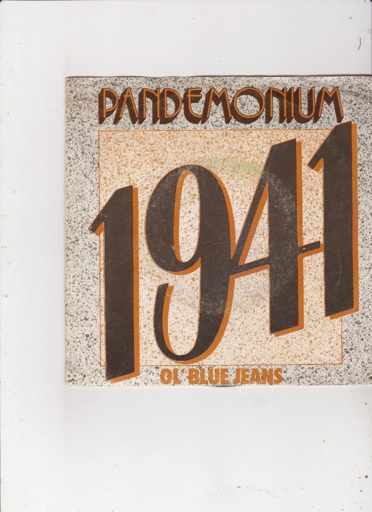 7" Single Pandemonium - 1941, Ophalen of Verzenden, Gebruikt, 7 inch, Pop