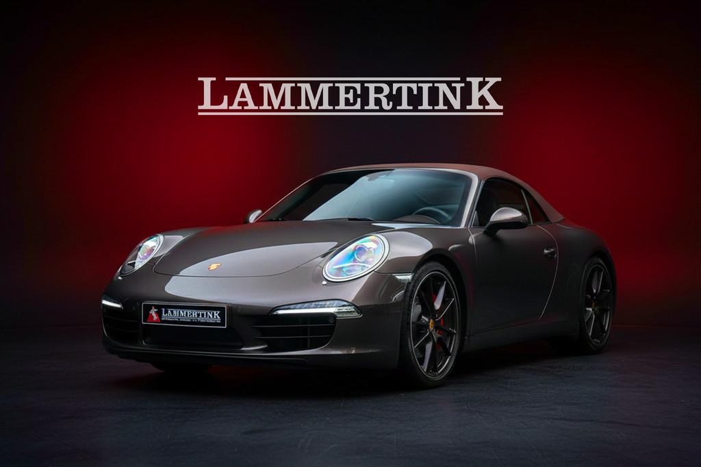 Porsche 911 Cabrio 3.8 Carrera S Anthracite Brown l Sport Ch, Auto's, Automaat, Euro 5, Achterwielaandrijving, Gebruikt
