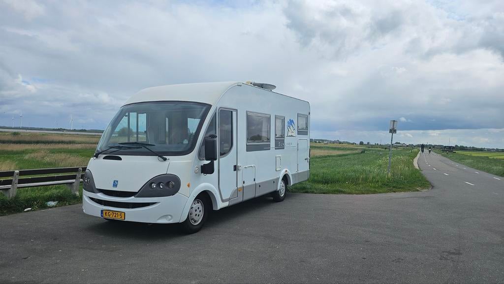Mooie Knaus Sun Liner | Nieuwe APK! | motor en dakairco!, Caravans en Kamperen, Campers, Integraal, Ringverwarming, Fiat, Koelkast