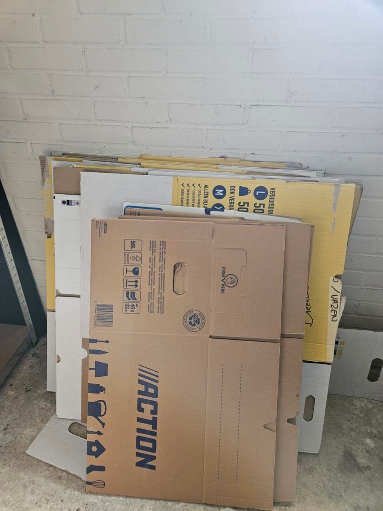 Verhuisdozen en dozen, Ophalen