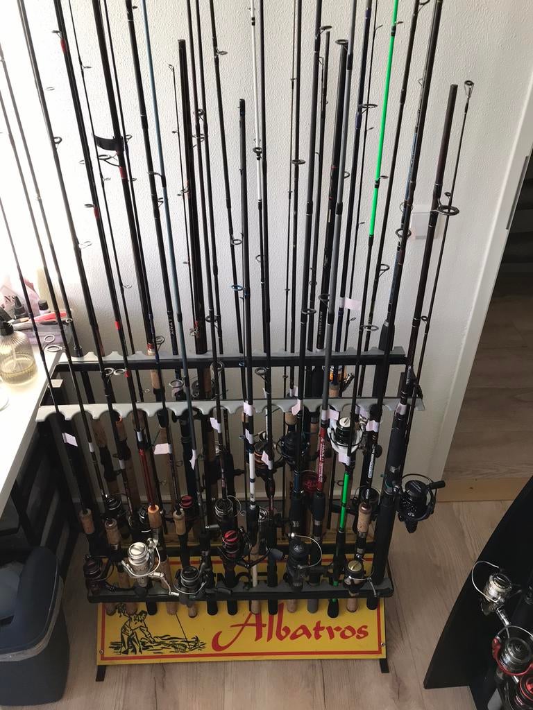 complete hengel sets zie foto’s en omschrijving (rek1), Ophalen, Nieuw, Werphengel