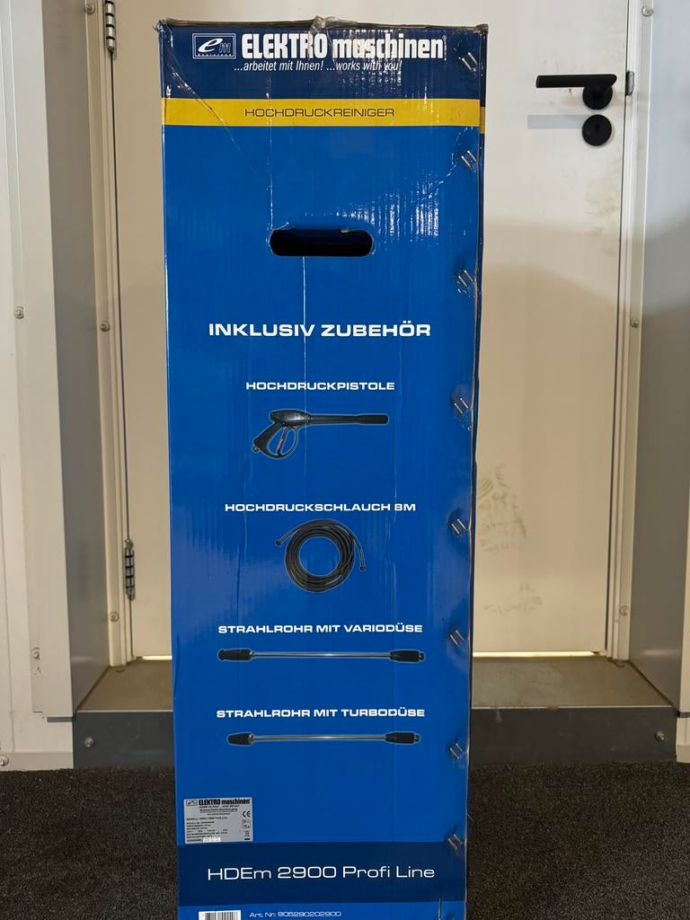 Hogedrukreiniger HDEm 2900 Profi Line - Nieuw in doos, Ophalen of Verzenden, Nieuw, Elektrisch