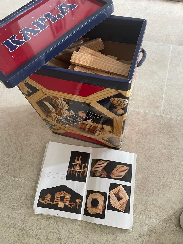 Kapla constructiespeelgoed, Kinderen en Baby's, Speelgoed | Bouwstenen, Ophalen of Verzenden, Zo goed als nieuw, Overige merken