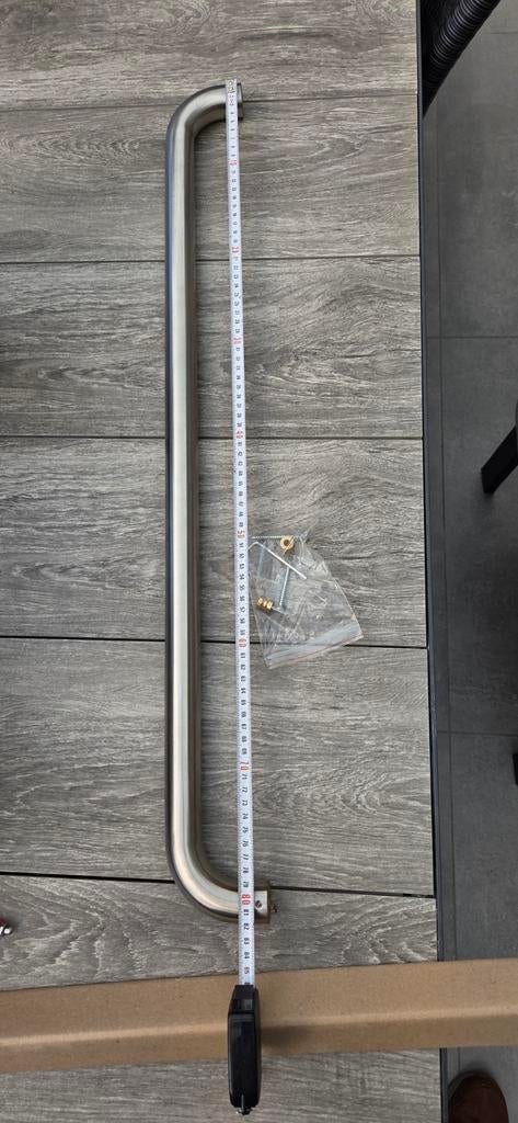 RVS deurgreep U-model 80cm, Ophalen of Verzenden, Nieuw, Rvs, Klink of Kruk