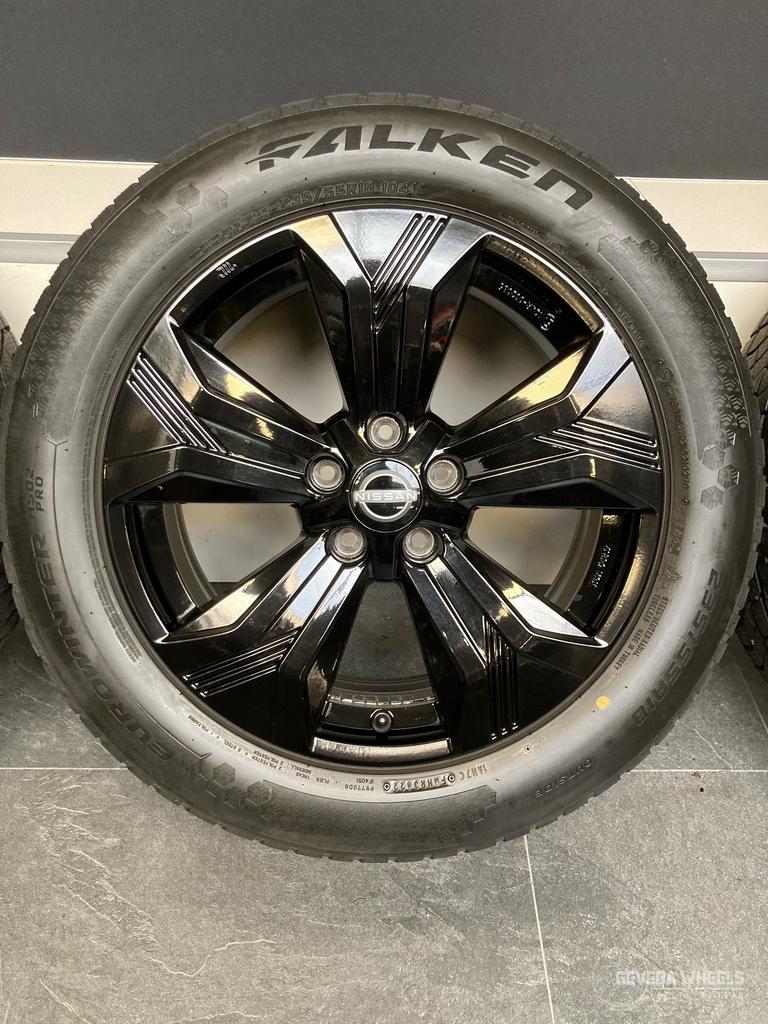 18” originele Nissan Qashqai J12 velgen + winterbanden 5x114, 18 inch, Gebruikt, -, -