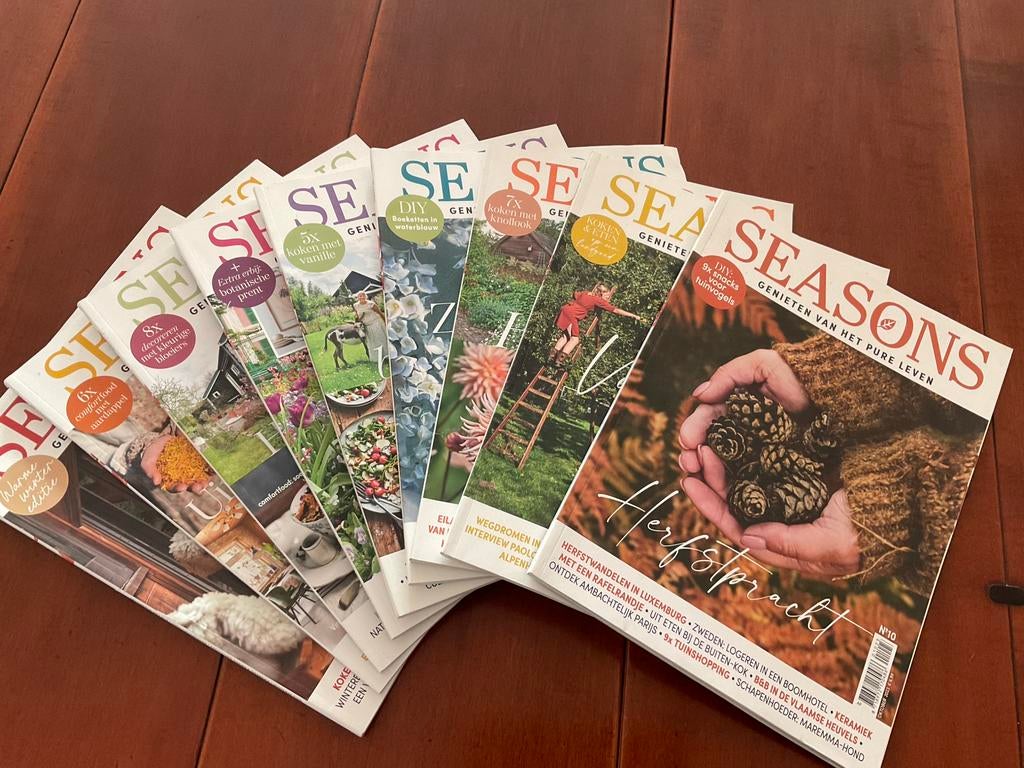 Seasons tijdschrift, 2023., Ophalen, Zo goed als nieuw