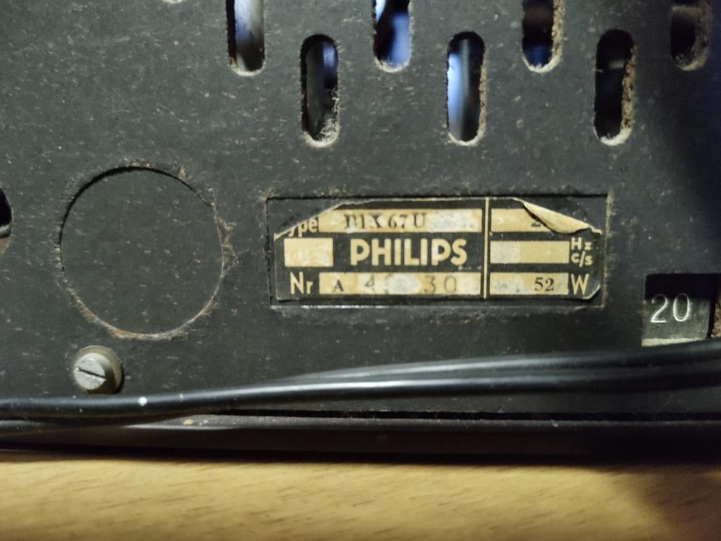 Philips B1X 67 U buizenradio, Ophalen of Verzenden