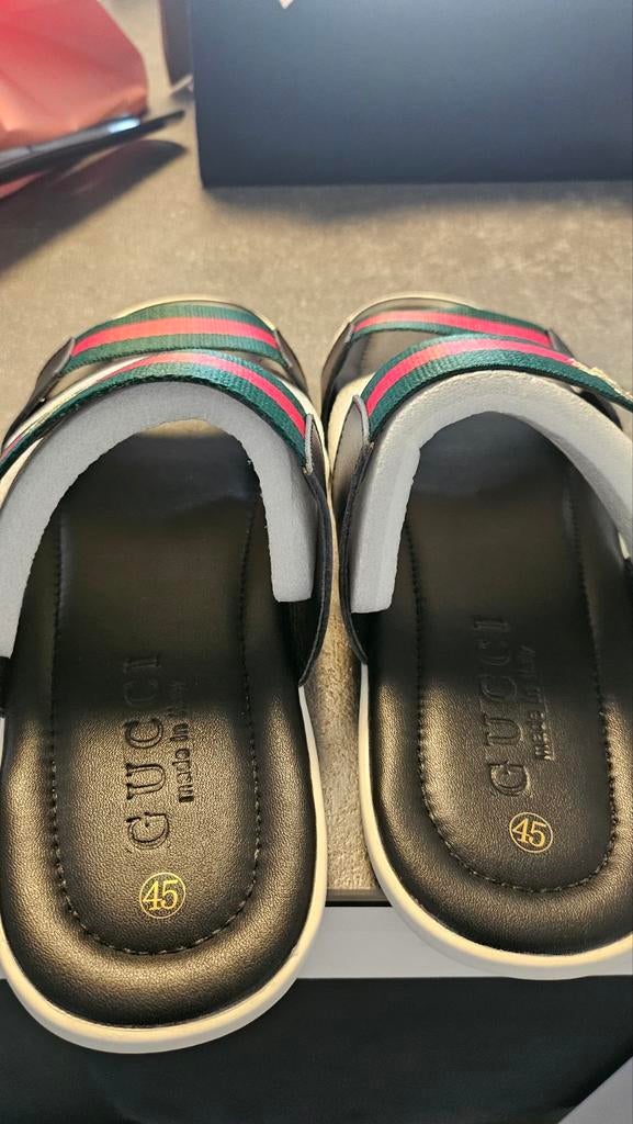 Gucci slippers, Sandalen, Zwart, Nieuw, Ophalen of Verzenden