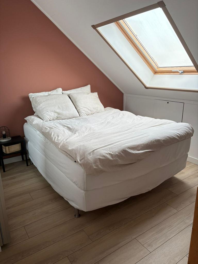 Boxspring inclusief matras en topper, Ophalen