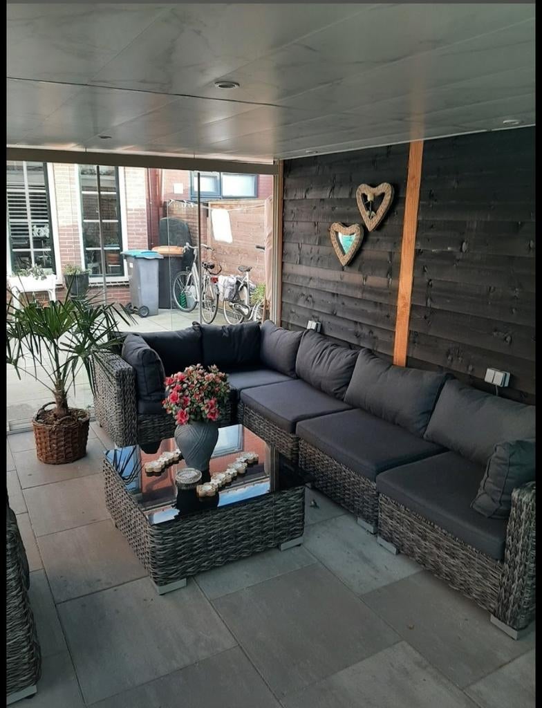 Glazen Schuifwand voor overkapping of tuinkamer, Tuin en Terras, Ophalen of Verzenden, Nieuw, 450 cm of meer, Overige typen