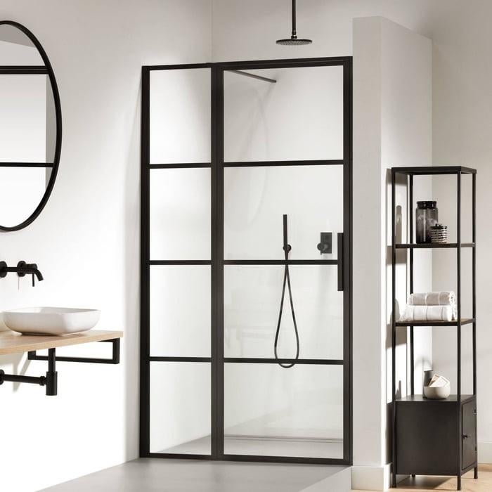 Sealskin SOHO 2-delige swingdeur rechts 100x210 cm Zwart, Sealskin, Sealskin, Schuifpui, Sealskin