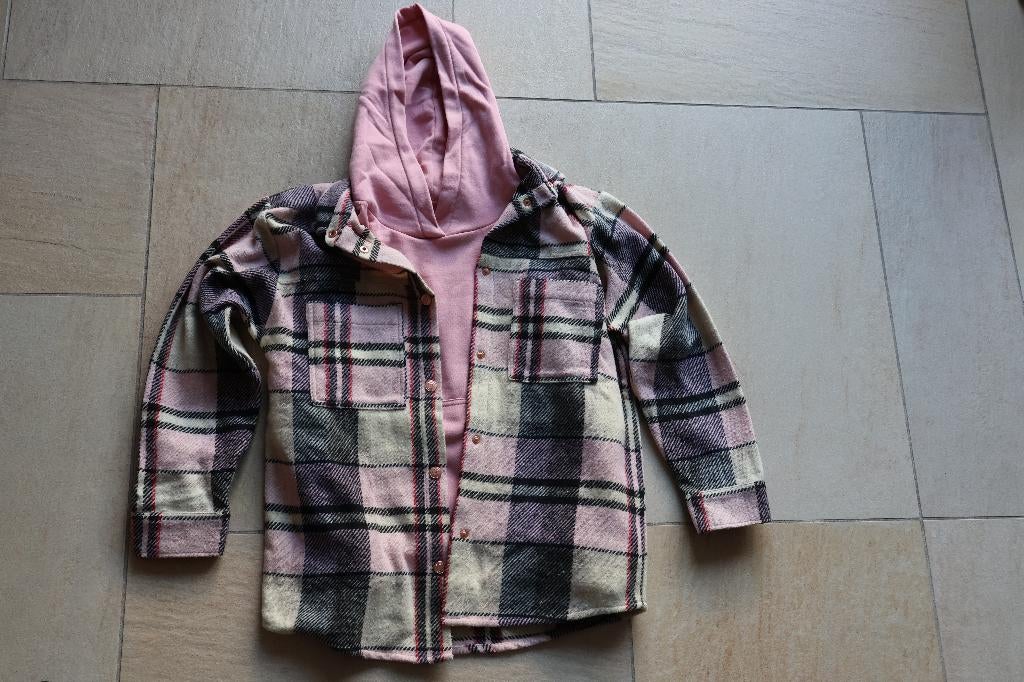 Only hoody met Nobell vest 146 152 roze, Meisje, Only, Ophalen of Verzenden, Zo goed als nieuw