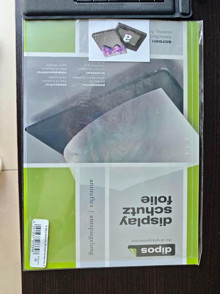 Displayfolie Microsoft Surface Pro 3 - Antireflex, Dipos, Nieuw, 12 inch, Ophalen of Verzenden