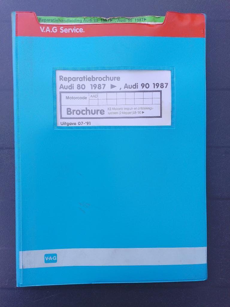 Werkplaatsboek Audi 80 B3 + Coupé 2.0  85KW KE-Motronic AAD, Boeken, Auto's | Boeken, Ophalen of Verzenden, Gelezen, Audi
