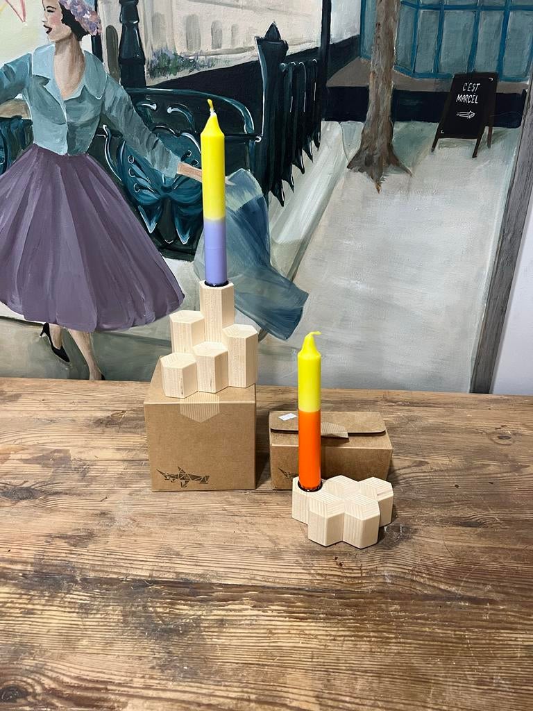 Originele Studio Hamerhaai kandelaars Rijksmuseum, Beige, Nieuw, Ophalen of Verzenden, Hout