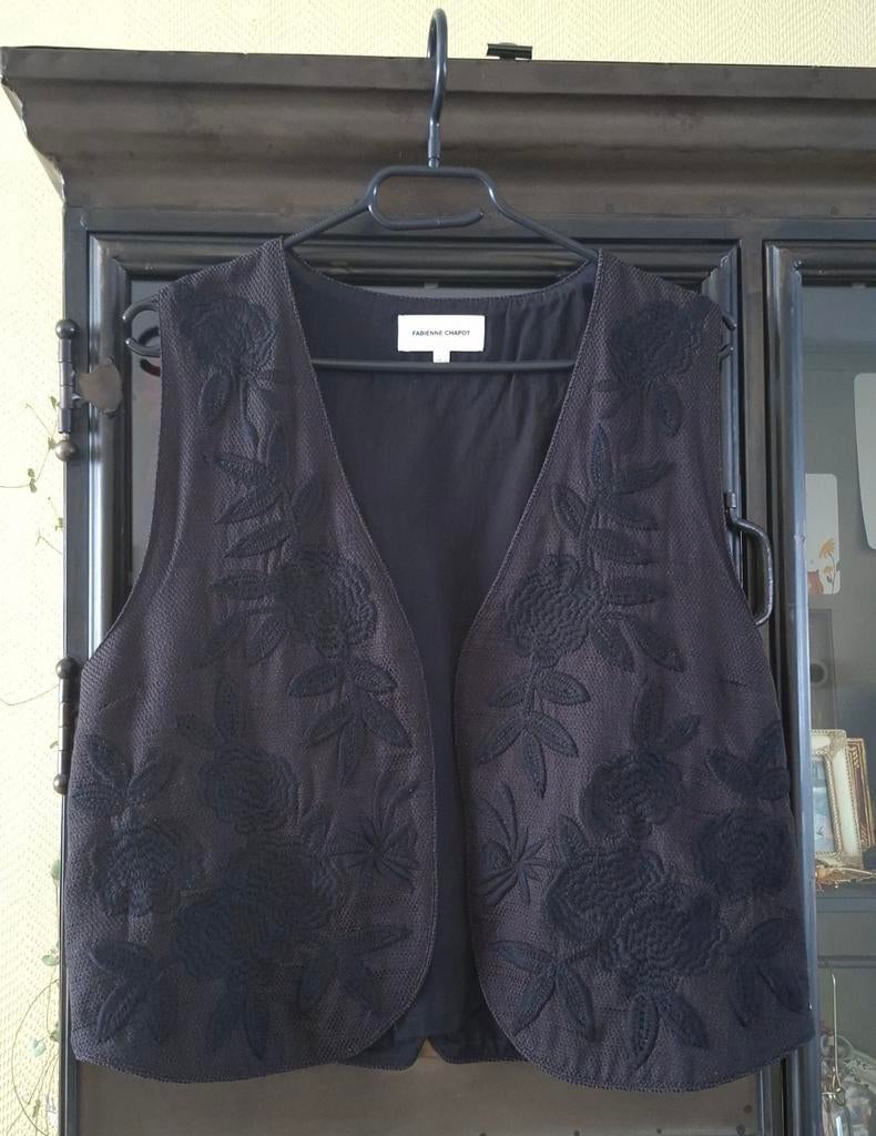 Fabienne Chapot Zoe gilet maat 40, Kleding | Dames, Bodywarmers, Maat 38/40 (M), Zwart, Ophalen of Verzenden, Zo goed als nieuw