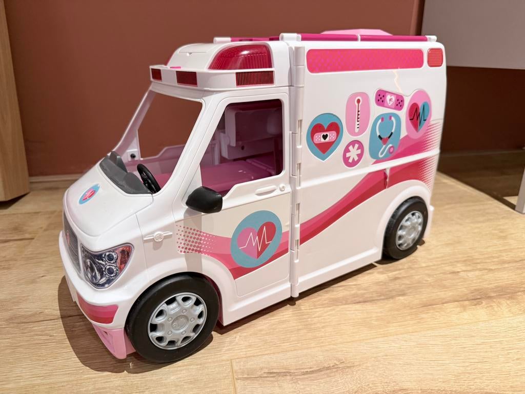 Barbie ambulance, Ophalen of Verzenden, Zo goed als nieuw