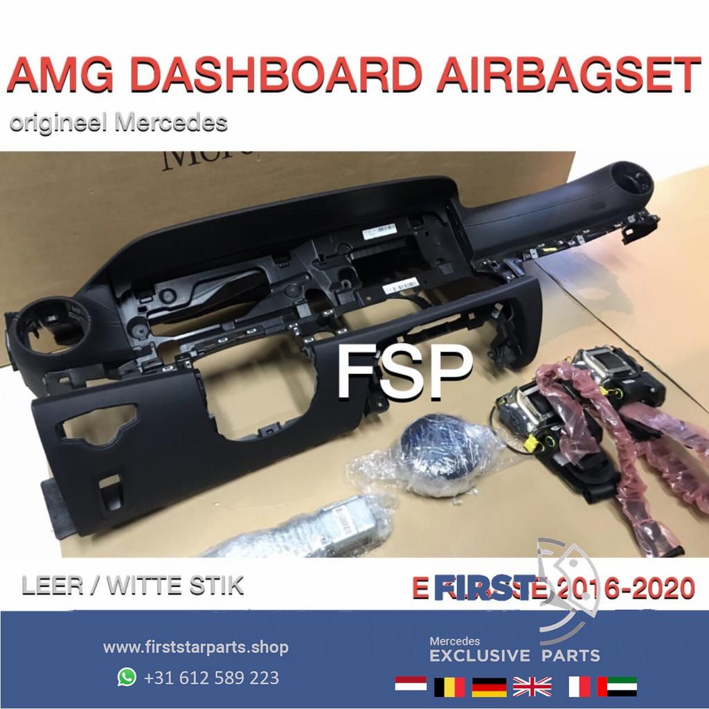 W213 W238 AMG DASHBOARD AIRBAGSET Mercedes E Klasse 2016-202, Gebruikt, -, Ophalen of Verzenden, -