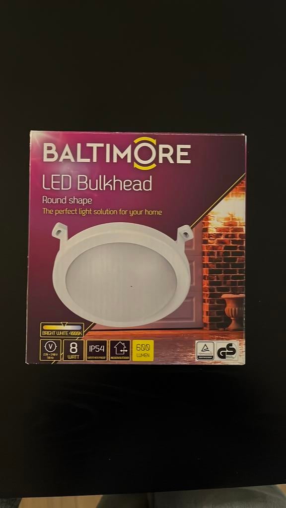 Wandlampje nooit gebruikt, Metaal of Aluminium, Nieuw, Ophalen of Verzenden, Led
