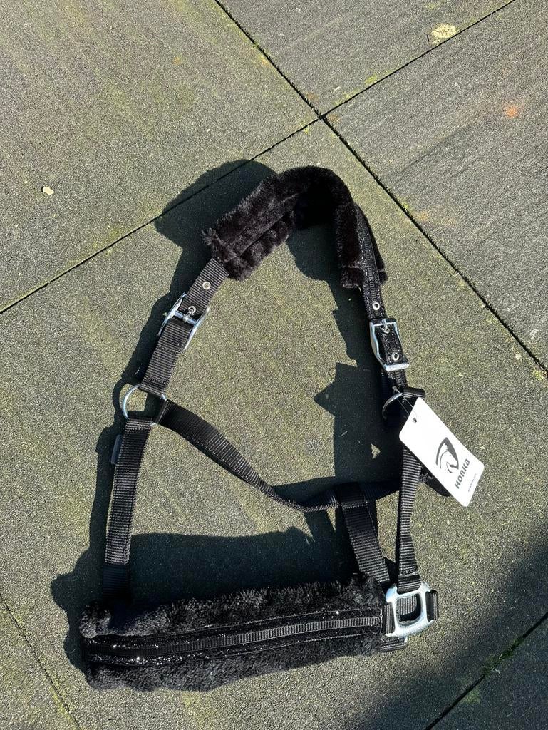 Horka halster zwarte glitter full nieuw, Ophalen of Verzenden, Zo goed als nieuw, Overige soorten