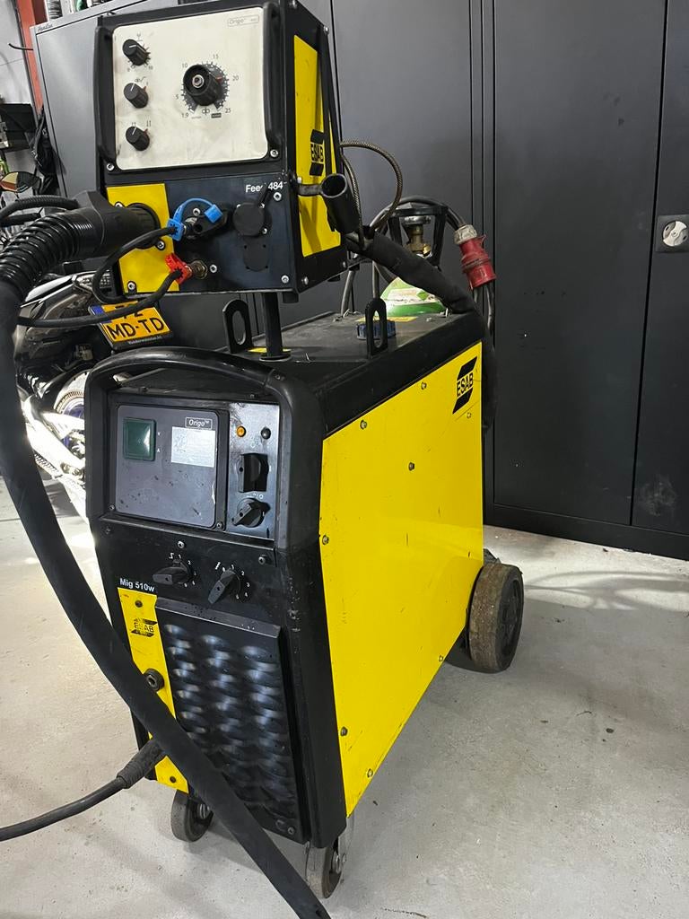 Esab origo 510w watergekoeld mig co2 lasapparaat 500Ampere, Ophalen, Gebruikt, ., Co2