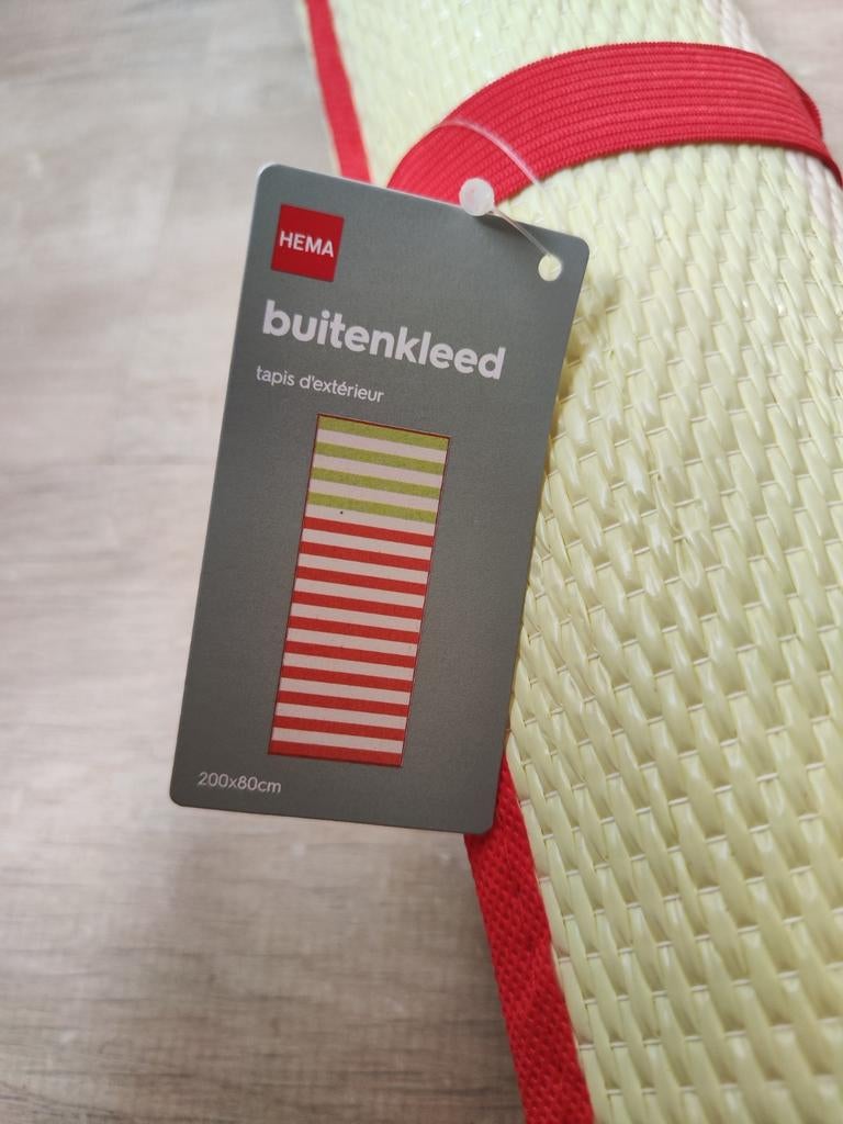 *NIEUW*: Vrolijk buitenkleed / tuinkleed Hema - 200x80cm, Ophalen, Nieuw