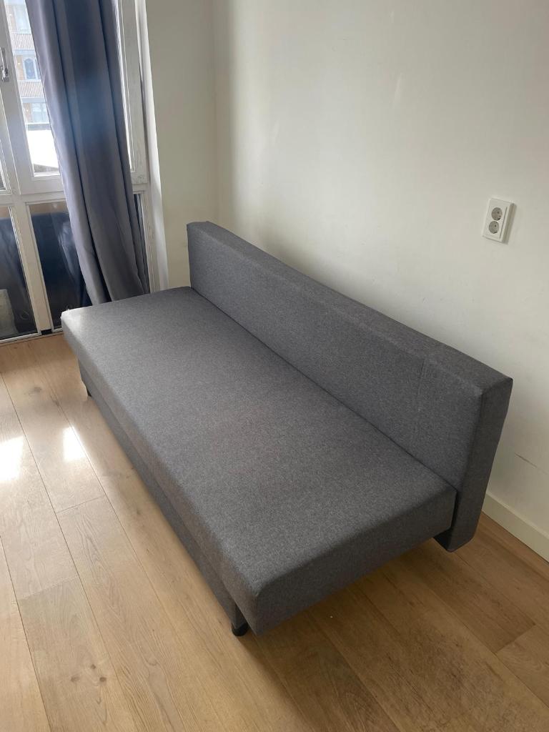 IKEA ASARUM/ALVDALEN 3zits slaapbank + opbergruimte, Ophalen, Gebruikt, 150 tot 200 cm, Driepersoons