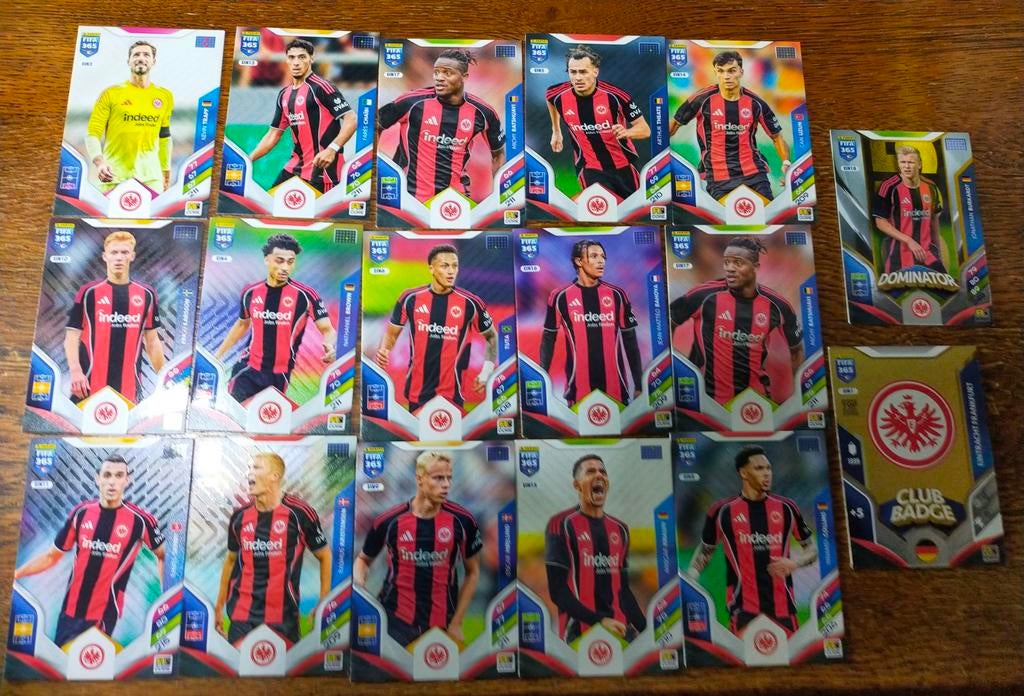 FIFA 365 Eintracht Frankfurt voetbalplaatjes, Ophalen of Verzenden