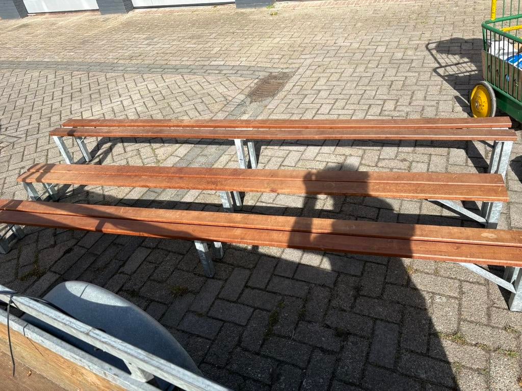 Houten bankjes, Ophalen, Zo goed als nieuw, Overige typen, Minder dan 2 meter