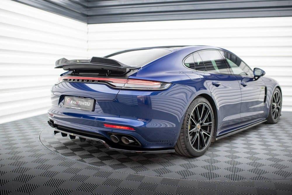 Voorlip sideskirt spoiler diffuser Panamera E-Hybrid 971 20+, Auto diversen, Ophalen of Verzenden