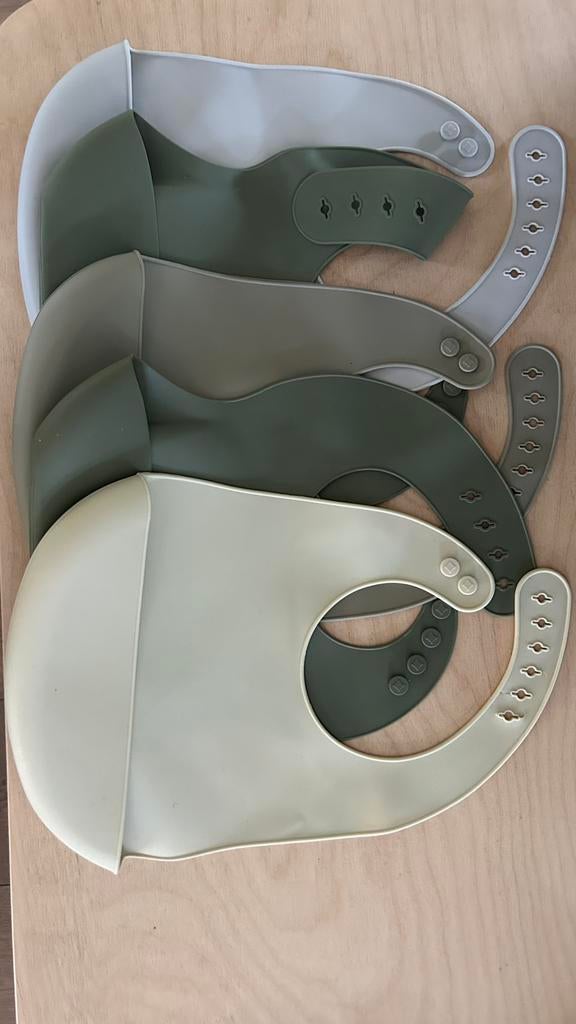 Slabbers 5x silicoon / afwasbaar, Ophalen of Verzenden, Zo goed als nieuw, Overige typen