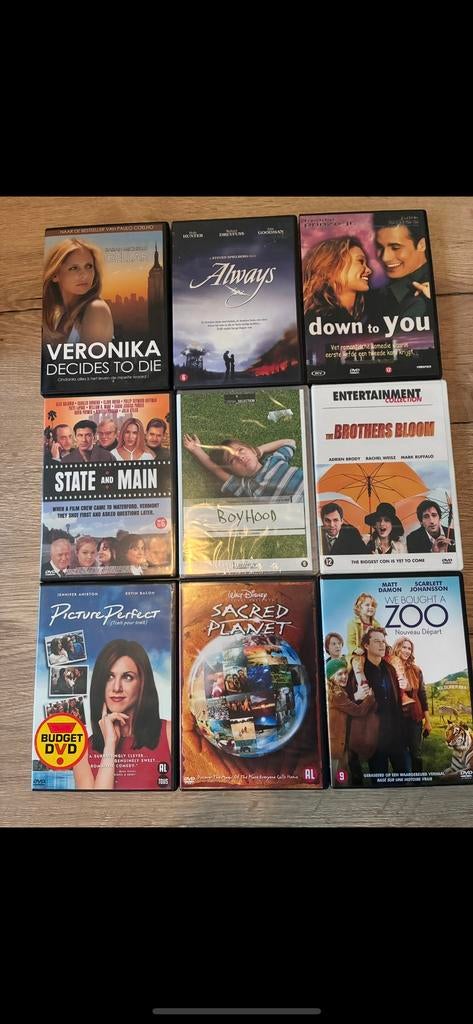 9 diverse dvd's - films voor elk wat wils, Alle leeftijden, Ophalen of Verzenden, Zo goed als nieuw