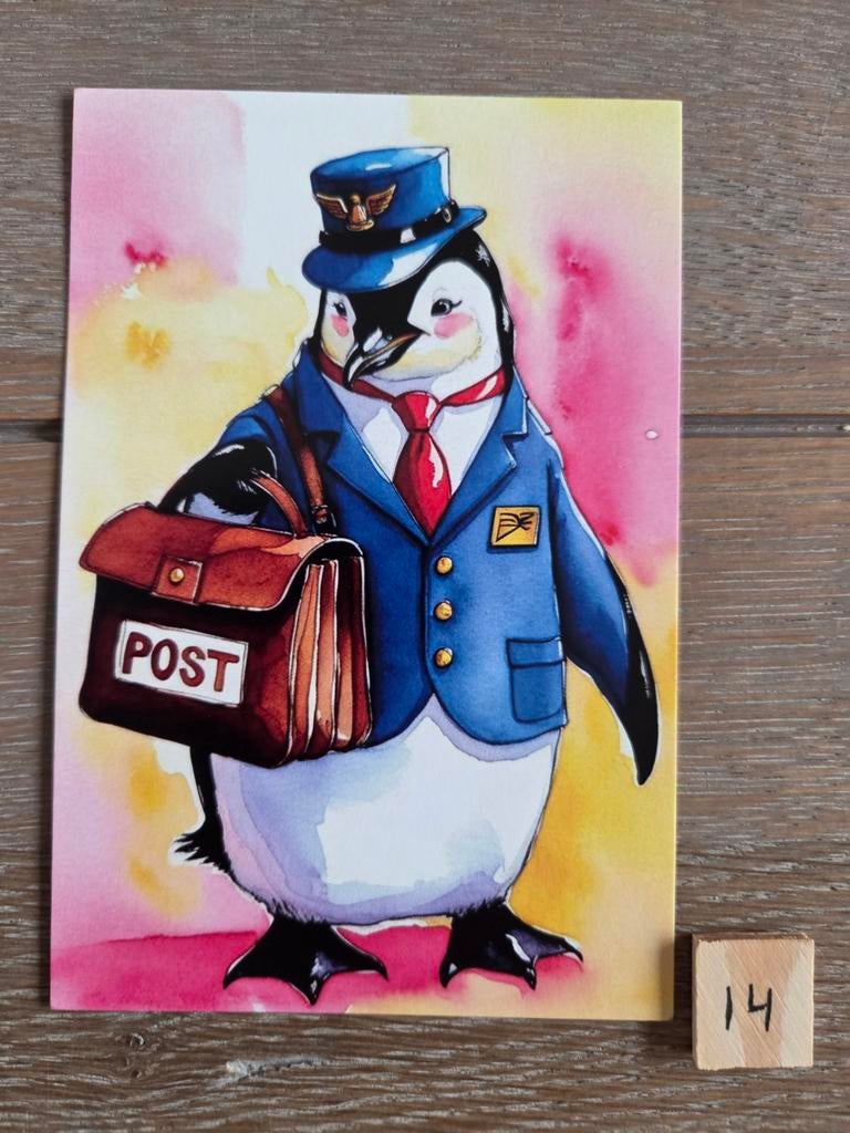 POSTBODE 14 pinguin, Verzamelen, Ophalen, Paard