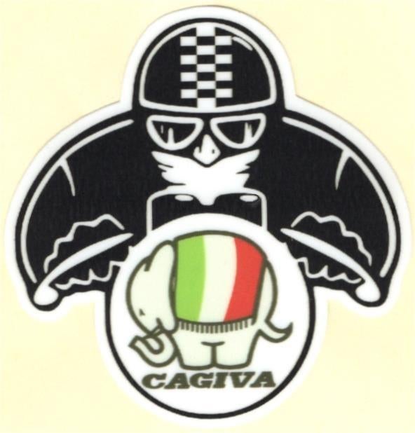 Cagiva Cafe Racer sticker #6, Motoren, Ophalen of Verzenden