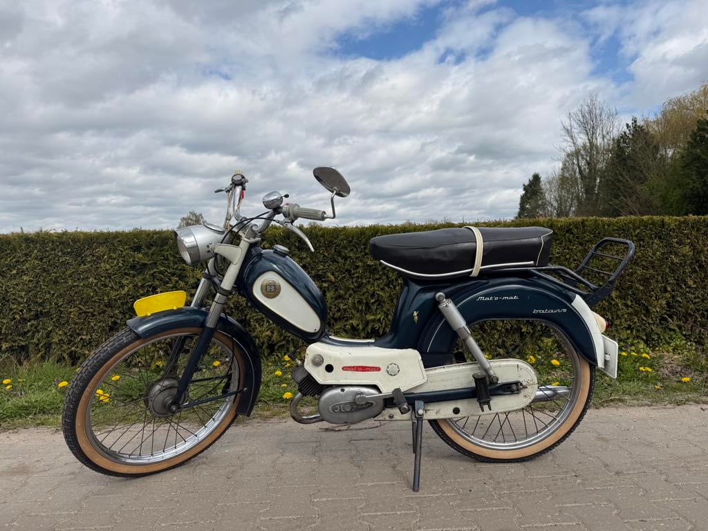 Batavus Mot o Mat, Fietsen en Brommers, Brommers | Oldtimers, Ophalen, Maximaal 45 km/u, Batavus, 49 cc