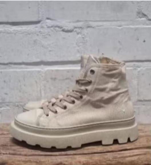 Nubikk - Prachtige canvas sneakers maat 38 - Nieuw €180, Nubikk, Beige, Nieuw, Ophalen of Verzenden