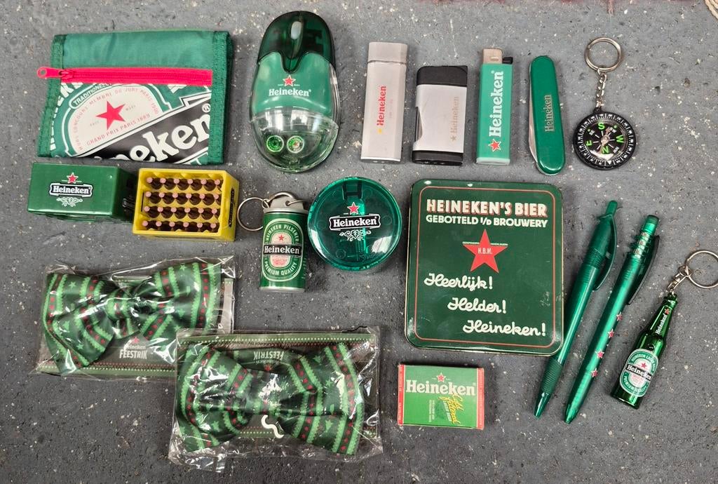 Partij Heineken bier spullen, Ophalen, Zo goed als nieuw, Overige typen, Heineken