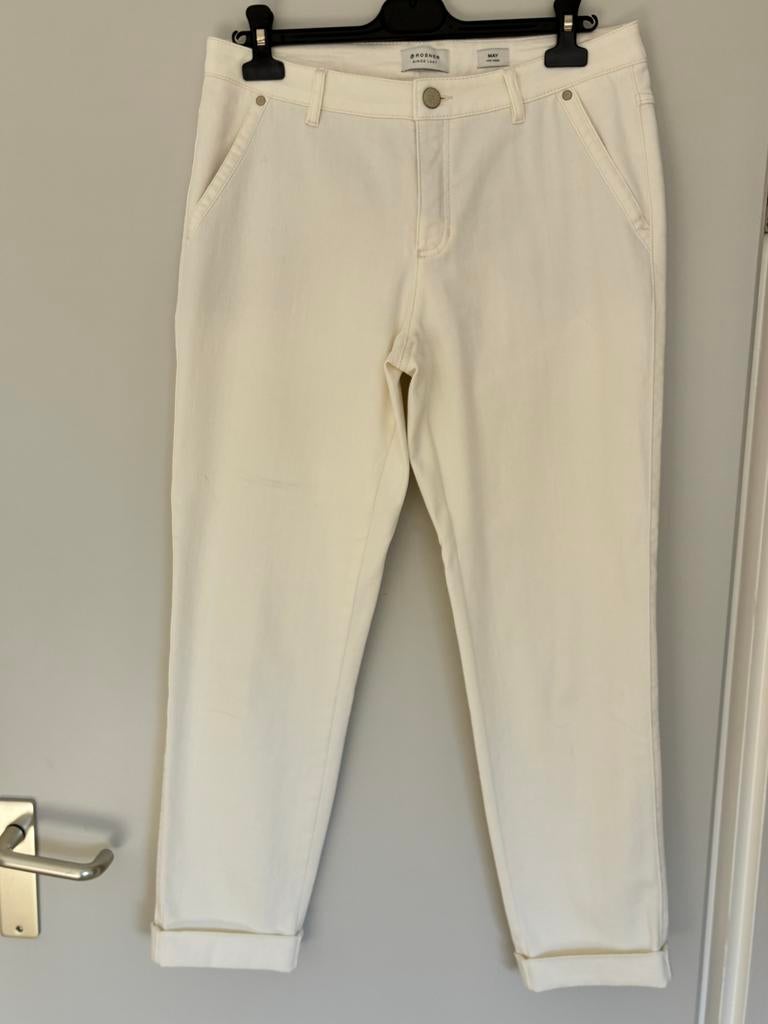 Mooie  Rosner broek, model May, maat 40/ L 29, als nieuw, Kleding | Dames, Broeken en Pantalons, Maat 38/40 (M), Beige, Ophalen of Verzenden