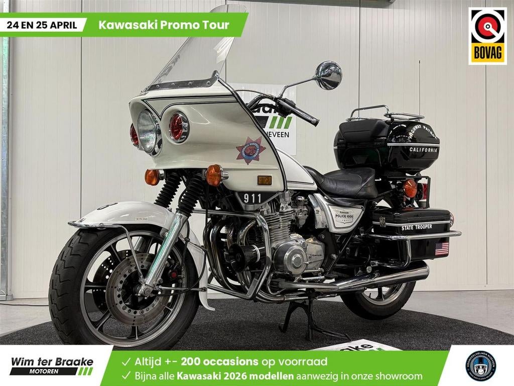 KAWASAKI Z1000 P POLICE (bj 1992) 92,677 mls, Motoren, Motoren | Kawasaki, Bedrijf, Toermotor, meer dan 35 kW, 4 cilinders, Motorrijbewijs A