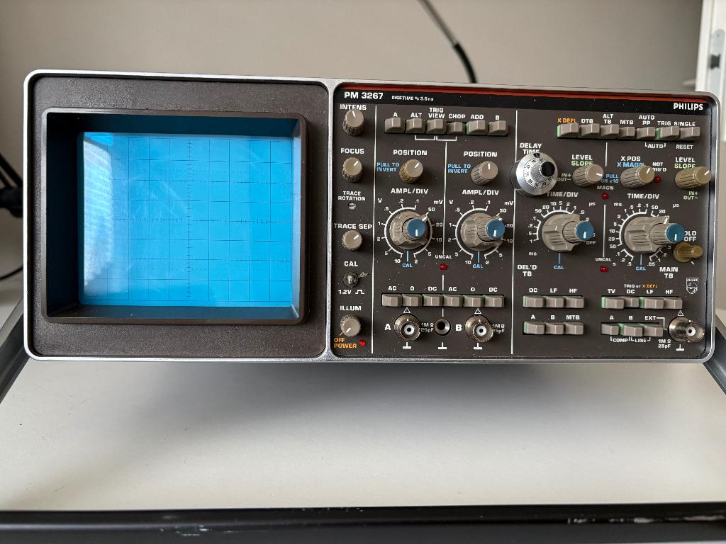 Philips Oscilloscoop PM3267 100Mhz, Doe-het-zelf en Verbouw, Ophalen, Gebruikt, Elektriciteit