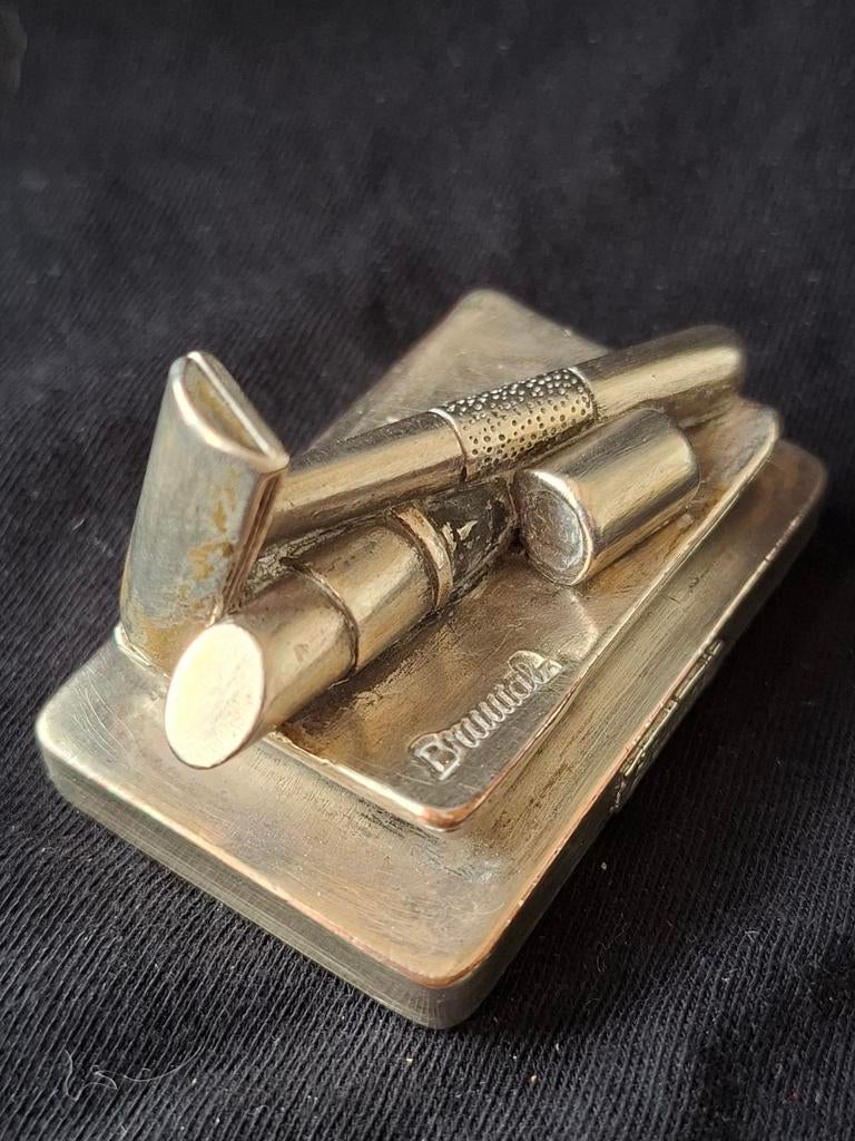 Zilveren ornament / miniatuur, Antiek en Kunst, Ophalen of Verzenden, Zilver