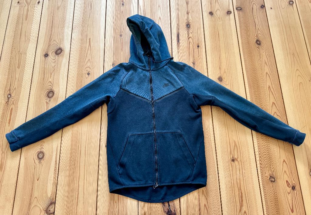 Nike Tech Fleece Vest met capuchon - Zwart - Maat Small, Zwart, Nike, Ophalen of Verzenden, Zo goed als nieuw