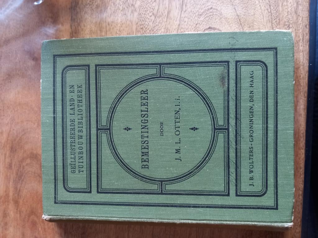 Bemestingsleer door J.M.L. Otten, Ophalen of Verzenden