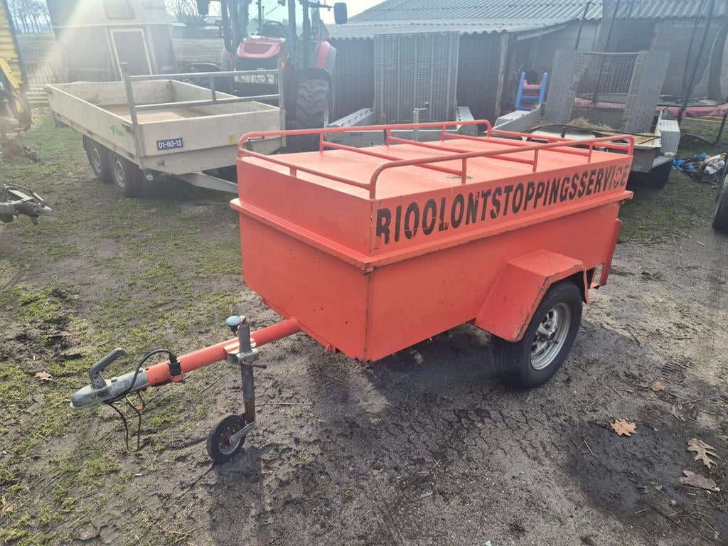 Hogedrukspuit aanhanger te koop rioolreiniger, Auto diversen, Aanhangers en Bagagewagens, Ophalen of Verzenden, Gebruikt